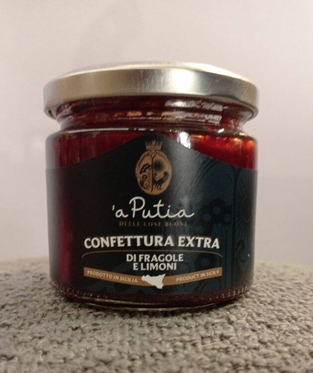Confettura extra di fragole e limoni