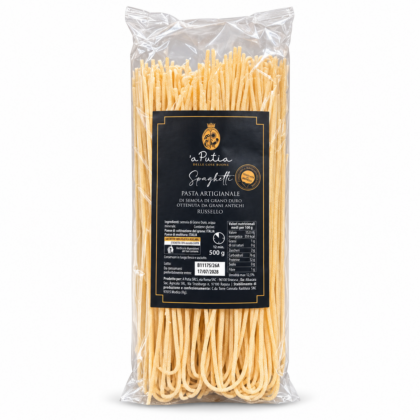 Spaghetti artigianali di grano antico Russello
